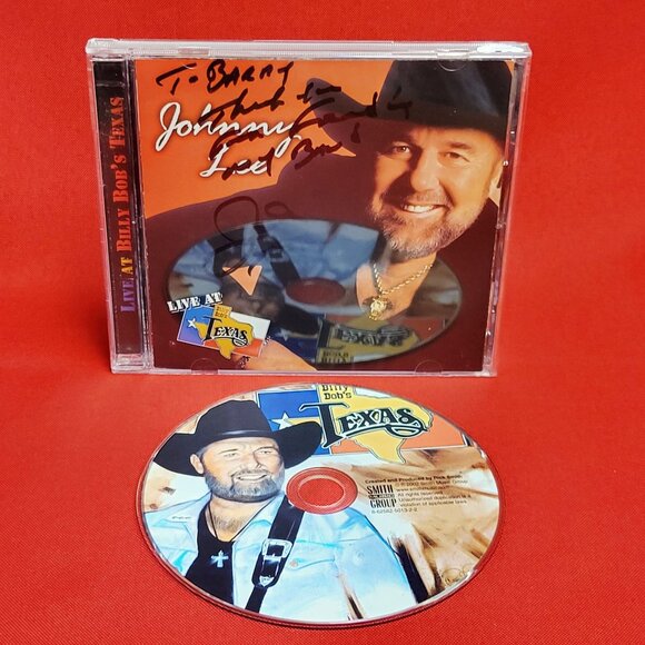 Johnny Lee Live At Billy Bobs Texas CD 2002 Signed - Picture 7 of 8
